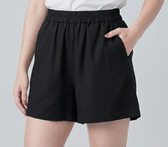 ELINA SHORTS- Quần Shorts Cạp Chun YMY Chất Liệu Linen Vân (Y06PT01)