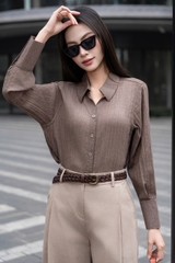 ALICE SHIRT - Áo Sơ Mi Dáng Suông Chất Liệu Nhập Khẩu Vải Mềm, Mỏng Phong Cách Thanh Lịch (Y26BL03)