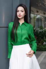 AIRY SHIRT - Áo Sơ Mi Basic Cúc Ẩn Chất Liệu Linen Nhập Khẩu Phong Cách Thanh Lịch (Y26BL02)