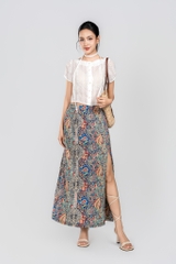 MIRELLA SKIRT- Chân Váy Họa Tiết YMY Chất liệu Poly, Nylon (Y06SKS05)