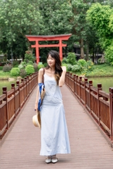 ELYSIAN LACE-UP SKIRT, Chân váy YMY Chất Liệu Rayon/Cotton Phong Cách Nhẹ Nhàng, Nữ Tính (Y06KS09)