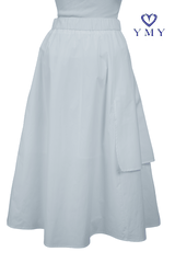 ETHEREAL SKIRT - Chân Váy Vạt Chéo Chất Liệu Polyester Nhập Khẩu Nhẹ Nhàng, Mềm Mịn Phong Cách Cá tính, Basic (Y26SK01)