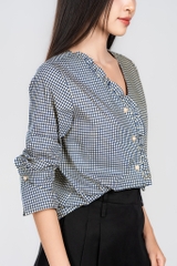 ADELINE SHIRT- Áo Sơ Mi YMY Chất Liệu Cotton Phong Cách Thanh Lịch, Nữ Tính (Y06BLS07)