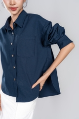 MOREA SHIRT- Áo Sơ Mi YMY Chất Liệu Cotton Phong Cách Hiện Đại, Basic (Y06BLS10)