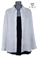 AIRY SHIRT - Áo Sơ Mi Basic Cúc Ẩn Chất Liệu Linen Nhập Khẩu Phong Cách Thanh Lịch (Y26BL02)