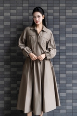 AMANDA TOP - Áo Khoác Ngắn Túi Hộp Chất Liệu Polyester Phong Cách Cá Tính, Hiện Đại (Y26JK02)