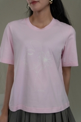 BLOOM T-SHIRT- Áo Phông YMY Họa Tiết Chất Liệu Cotton 100% Phong Cách Basic