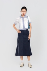 ISABELLE SHIRT- Áo Sơ Mi Kẻ Caro Cổ Đức YMY Phong Cách Trẻ Trung, năng Động