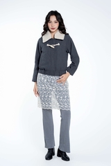 Áo Dạ Cúc Gỗ Cổ Viền Lông Chất Liệu Dạ Nhập Khẩu Phong Cách Hiện Đại (Y25FWJK03)