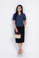 Nara Soft Blouse- Áo Sơ Mi YMY Cách Điệu Phong Cách Thanh lịch, Nhẹ Nhàng