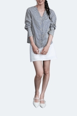 ADELINE SHIRT- Áo Sơ Mi YMY Chất Liệu Cotton Phong Cách Thanh Lịch, Nữ Tính (Y06BLS07)