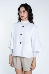 SILVA SHIRT - Áo Dáng Suông, Cổ Tròn YMY Chất Liệu Đũi Phong Cách Thanh Lịch, Basic ( SRCJK01)