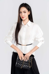 AURORA SHIRT - Áo Sơ Mi Rập Ly Cách Điệu Chất Liệu Cotton 100% Phong Cách Hiện Đại, Thanh Lịch (Y26BL04)