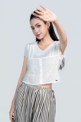 Áo thêu hoa Y05BLS04