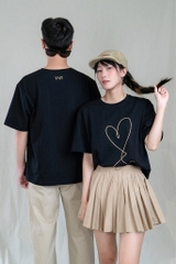 AMOUR T-SHIRT, Áo Phông YMY In Hình, Chất Liệu Cotton 100%, Phong Cách Basic