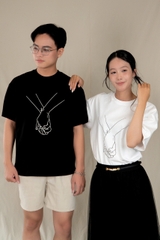 EMBRACE T-SHIRT Áo Phông YMY Chất Liệu Cotton 100%, Phong Cách Basic