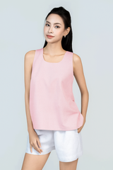 SOPHIA TOP - Áo Kẻ Gile Chất Liệu Cotton Nhập Khẩu Phong Cách Thoải Mái, Năng Động (Y05BLS08)