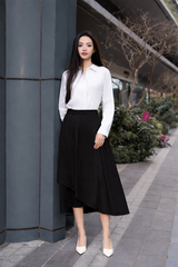 ETHEREAL SKIRT - Chân Váy Vạt Chéo Chất Liệu Polyester Nhập Khẩu Nhẹ Nhàng, Mềm Mịn Phong Cách Cá tính, Basic (Y26SK01)