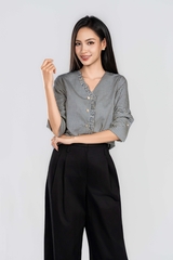 HELEN PANTS- Quần Ống Suông YMY Chất Liệu Cotton 100% Phong Cách Thanh Lịch, Tối Giản