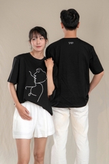 HARMONY T-SHIRT, Áo Phông YMY In Họa Tiết, Chất liệu Cotton 100%, Phong Cách Basic