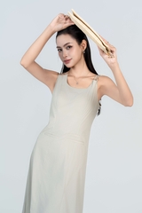 ALINA DRESS- Váy Liền 2 Dây YMY Chất Liệu Spandex Nhập Khẩu Phong Cách Hiện Đại ( Y05OPS08)
