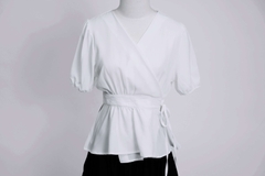 ALMA TOP - Áo Kiểu Cổ Chéo YMY Chất Liệu Nhập Khẩu Phong Cách Trẻ Trung, Thanh Lịch ( Y05BLS11)