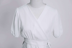 ALMA TOP - Áo Kiểu Cổ Chéo YMY Chất Liệu Nhập Khẩu Phong Cách Trẻ Trung, Thanh Lịch ( Y05BLS11)