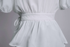 ALMA TOP - Áo Kiểu Cổ Chéo YMY Chất Liệu Nhập Khẩu Phong Cách Trẻ Trung, Thanh Lịch ( Y05BLS11)