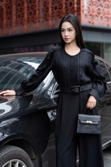 AERIN SHIRT - Áo Sơ Mi Viền Ren Chất Liệu Linen Nhập Khẩu Phong Cách Hiện Đại, Thanh Lịch (Y26BL01)