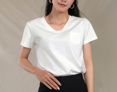 POCKET V TEE- Áo Phông YMY Chất Liệu Cotton 100% Thoáng Mát, Phong Cách Basic