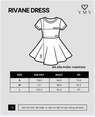 RIVANE DRESS- Váy Dài YMY Chất Liệu Nylon Spandex Phong Cách Thanh Lịch (Y06OPS05)