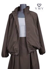 STELLA TOP - Áo Khoác Gió Dây Rút Chất Liệu Polyester Nhập Khẩu Phong Cách Năng Động, Cá Tính (Y26JK01)