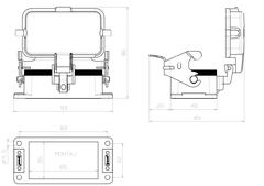Bộ giắc cắm công nghiệp 10 chân 16A