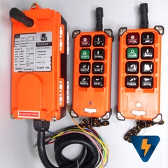 Bộ điều khiển cẩu trục từ xa 2 tay bấm