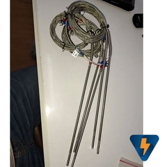 Dây nhiệt PT100 phi 4 dài 200mm RTD phi 4