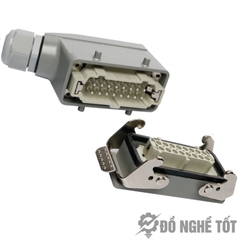 Đầu nối 16 chân, đầu nối 16 pin 16A hướng ngang