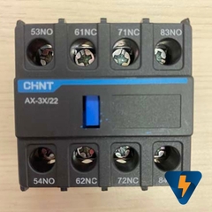Tiếp điểm phụ Chint AX-3X/22 2NO+2NC