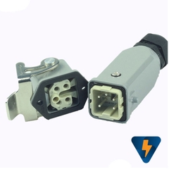 Đầu nối 5 chân, đầu nối 5 pin 4P + 1Pe kiểu thẳng đứng