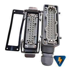 Heavy Duty Connector 24 Pin, AC 500 Volt  16A 6kv 3