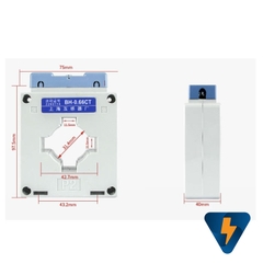 Biến dòng vuông BH-0.66CT 30I 100/5A