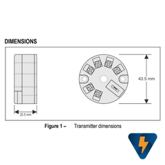 v1.0xd–05550033 Bộ chuyển đổi tín hiệu PT100, PT1000, NTC sang 4-20mA