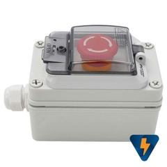 Hộp công tắc nút nhấn báo cháy ngắt điện chống nước
