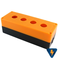 Hộp nhựa 1 2 3 4 5 6 lỗ màu vàng đen