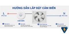Bật tắt bóng đèn nhà vệ sinh tự động