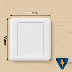 Blank cover for wall box
