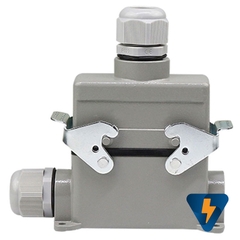 Đầu nối dây điện di động 10 16 24 32 48 chân vỏ bọc kim loại