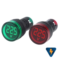 Đồng hồ hiện thị điện áp 24-550vac phi 22 led