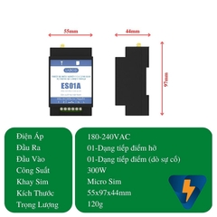 Thiết bị cảnh báo mất điện qua điện thoại ES01A