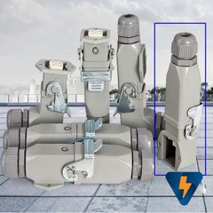 Giắc cắm (jack cắm) 5 chân 10A vuông kiểu nằm ngang