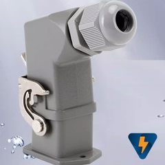 Đầu nối 5 chân, đầu nối 5 pin 4P + 1Pe kiểu góc vuông